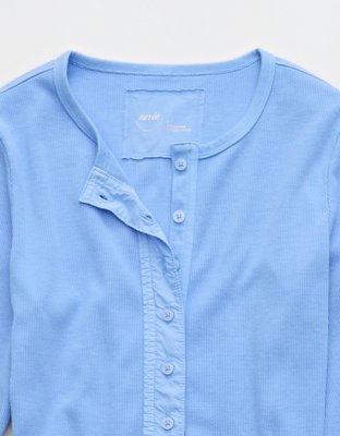 Aerie Essential Henley Layering T-Shirt