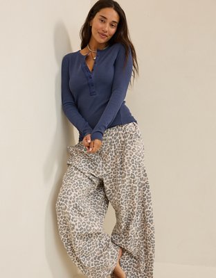 Aerie Essential Henley Layering T-Shirt