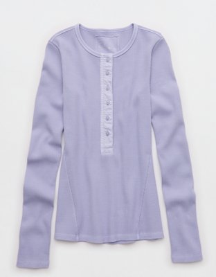 Aerie Essential Henley Layering T-Shirt