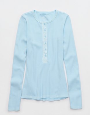 Aerie Essential Henley Layering T-Shirt