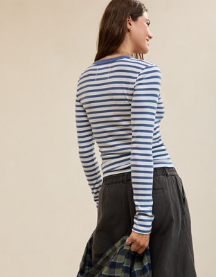 Aerie Essential Crew Layering T-Shirt