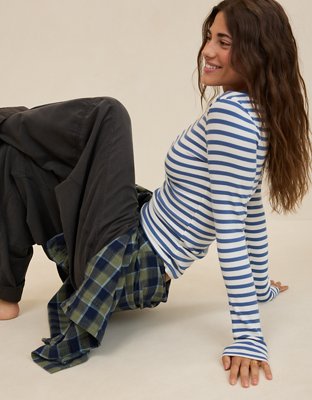 Aerie Essential Crew Layering T-Shirt
