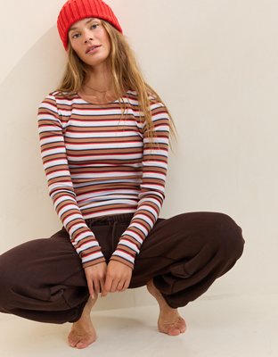 Aerie Essential Crew Layering T-Shirt