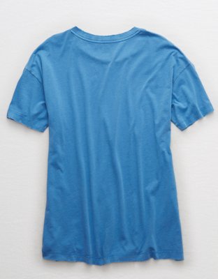 Женские футболки Aerie Oversized Distressed Boyfriend T-Shirt — фото 4
