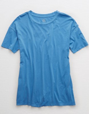 Женские футболки Aerie Oversized Distressed Boyfriend T-Shirt — фото 3