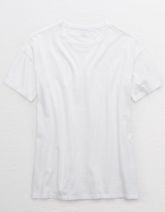 Aerie Boyfriend Distressed Oversized T-Shirt