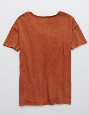 Aerie Distressed V-Neck Boyfriend T-Shirt