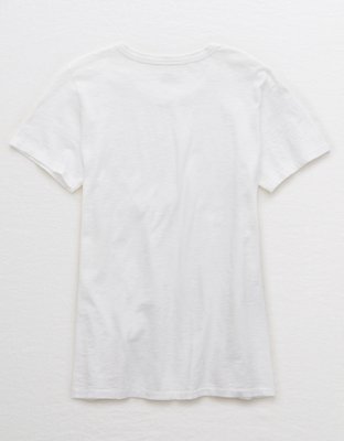 Aerie Distressed Crewneck T-Shirt