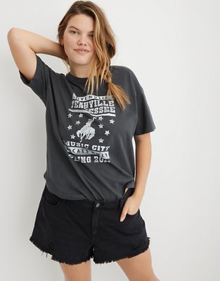 Aerie Distressed Boyfriend T-Shirt
