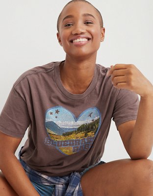 Aerie Distressed Boyfriend T-Shirt