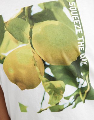 Женские футболки Aerie Distressed Graphic Oversized Boyfriend T-Shirt — фото 6