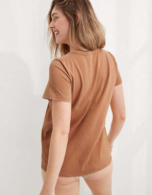Женские футболки Aerie Basic Crew Neck T-Shirt — фото 2