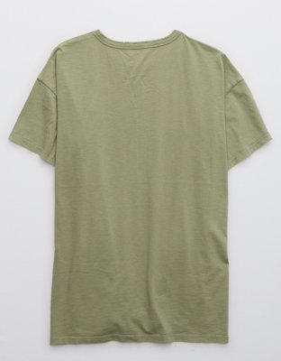 Aerie T-Shirt Boyfriend Basic con efecto gastado