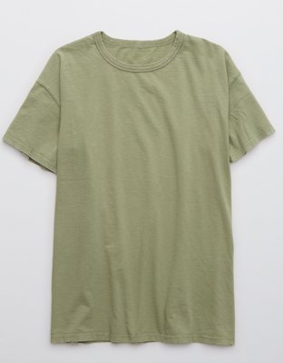 Aerie T-Shirt Boyfriend Basic con efecto gastado
