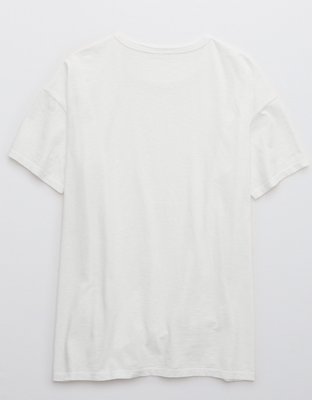 Aerie Distressed Basic Boyfriend T-Shirt