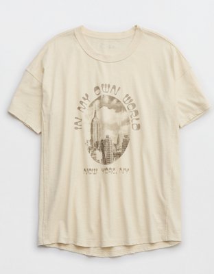 Aerie Oversized Graphic Boyfriend T-Shirt