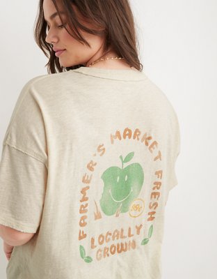 Aerie Oversized Graphic Boyfriend T-Shirt