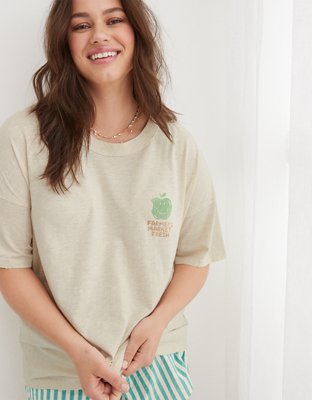 Aerie Oversized Graphic Boyfriend T-Shirt