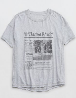 Aerie Oversized Barbie™ Graphic Boyfriend T-Shirt