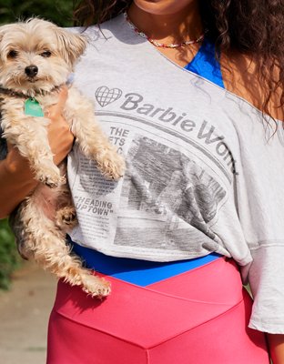 Barbie™ White Graphic Boyfriend T-Shirt