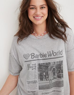 Aerie Oversized Barbie™ Graphic Boyfriend T-Shirt