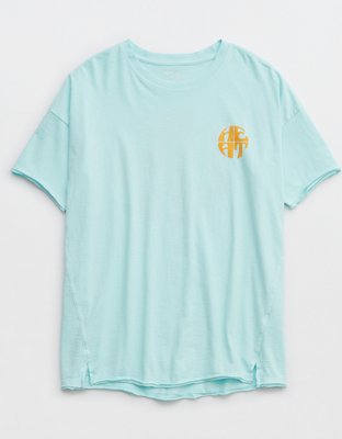 Женские футболки Aerie Graphic Oversized Boyfriend T-Shirt — фото 2