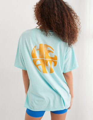 Aerie Graphic Oversized Boyfriend T-Shirt