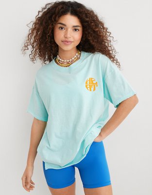 Aerie Graphic Oversized Boyfriend T-Shirt