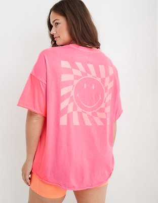 Aerie Graphic Oversized Boyfriend T-Shirt