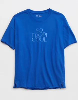 Aerie Graphic Oversized Boyfriend TShirt