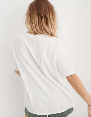 Aerie Graphic Oversized Boyfriend T-Shirt