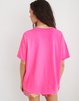 Aerie Crewneck Oversized Boyfriend T-Shirt