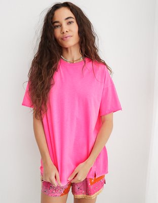 Aerie Crewneck Oversized Boyfriend T-Shirt