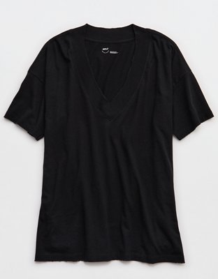 Aerie Basic V-Neck Boyfriend T-Shirt