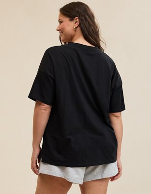 Aerie Basic V-Neck Boyfriend T-Shirt