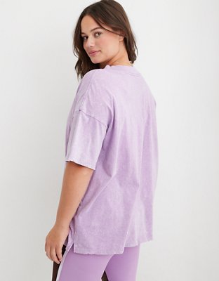 Aerie Extreme V-Neck Oversized Boyfriend T-Shirt