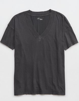 Aerie Extreme V-Neck Oversized Boyfriend T-Shirt