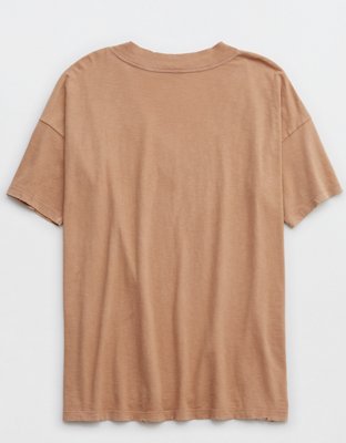 Aerie Extreme V-Neck Oversized Boyfriend T-Shirt