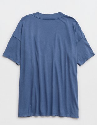 Aerie Extreme V-Neck Oversized Boyfriend T-Shirt