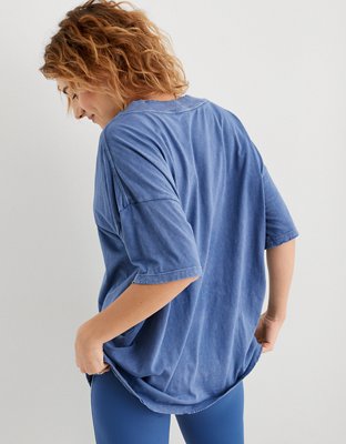 Aerie Extreme V-Neck Oversized Boyfriend T-Shirt