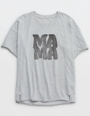Женские футболки Aerie Mama Graphic Oversized Boyfriend T-Shirt — фото 3