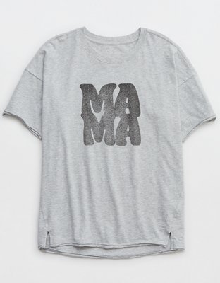 Mama By Aerie™ Distressed Raglan Boyfriend T-Shirt