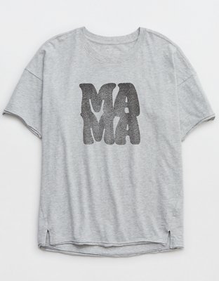 Aerie Mama Graphic Oversized Boyfriend T-Shirt