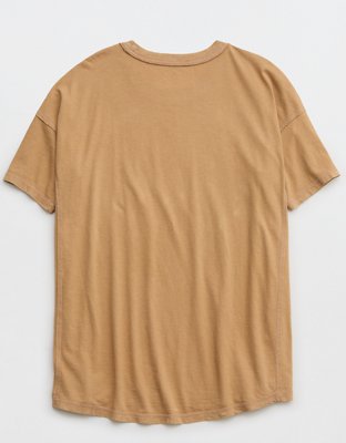 Aerie Crewneck Graphic Oversized Boyfriend T-Shirt