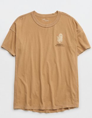 Aerie Crewneck Graphic Oversized Boyfriend T-Shirt