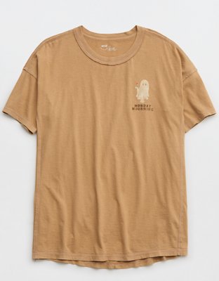Aerie Crewneck Graphic Oversized Boyfriend T-Shirt