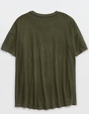 Aerie Crewneck Graphic Oversized Boyfriend T-Shirt