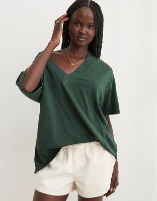 Aerie Oversized V-Neck Sweater