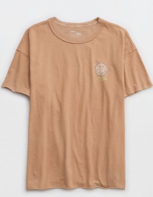 Aerie Smiley® Graphic Oversized Boyfriend T-Shirt