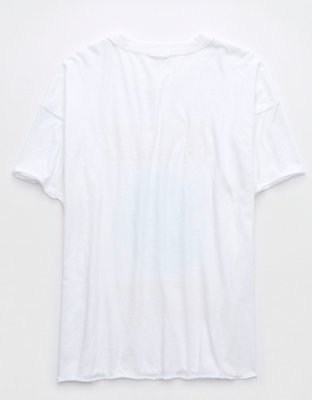 Женские футболки Aerie Smiley® Graphic Oversized Boyfriend T-Shirt — фото 4